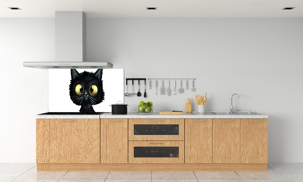 Kitchen splashback Illustration of the cat