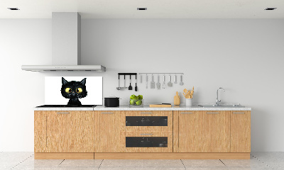 Kitchen splashback Illustration of the cat