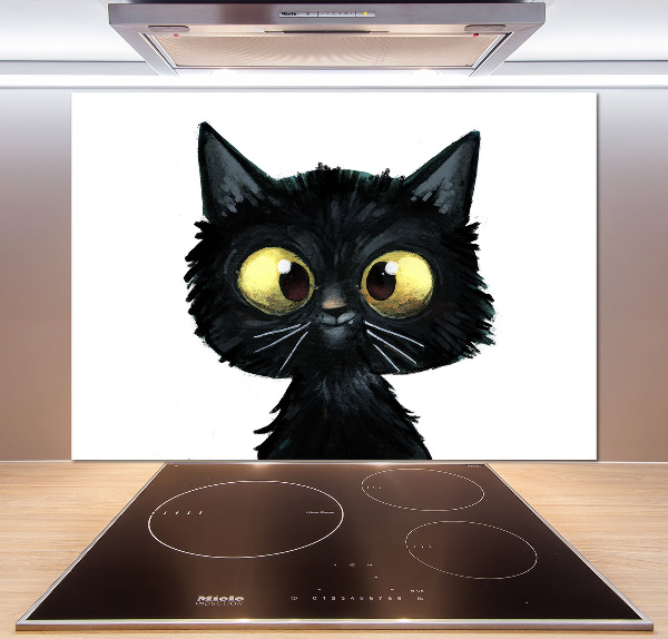 Kitchen splashback Illustration of the cat