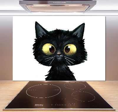 Kitchen splashback Illustration of the cat