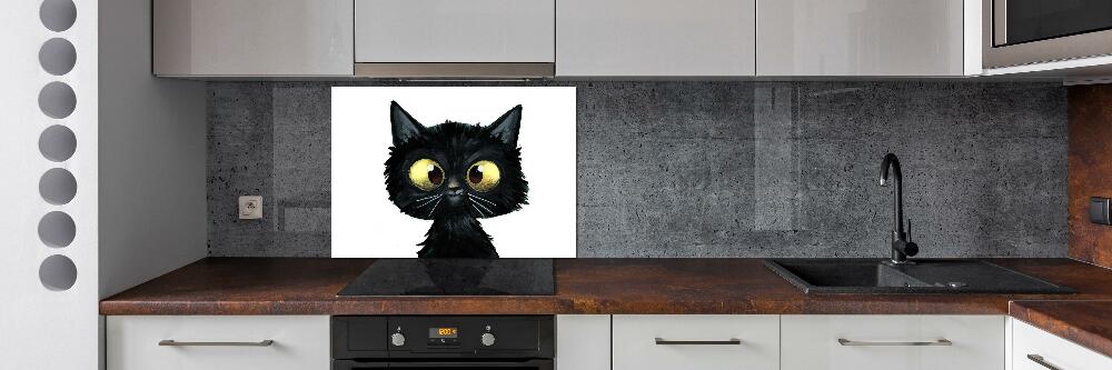 Kitchen splashback Illustration of the cat