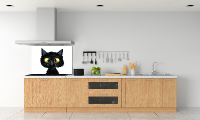 Kitchen splashback Illustration of the cat