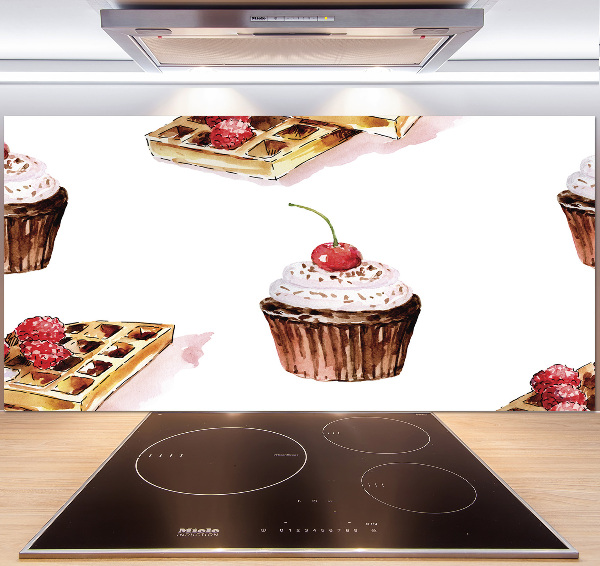 Cooker splashback Dessert