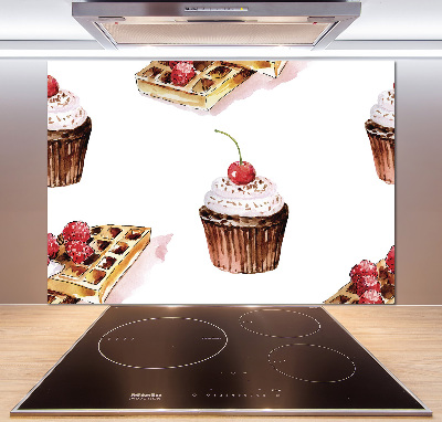 Cooker splashback Dessert