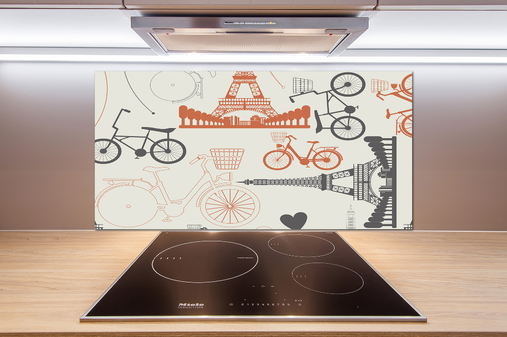 Kitchen splashback Symbols of France