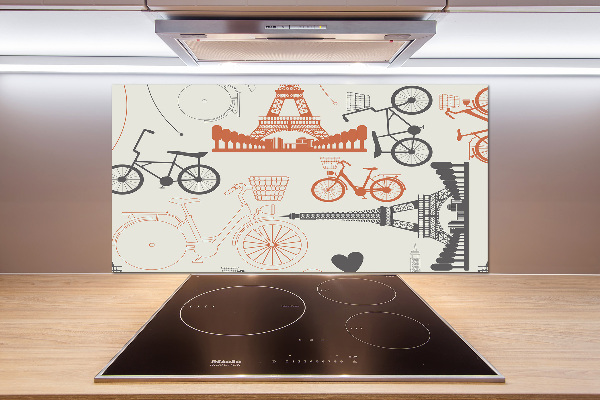 Kitchen splashback Symbols of France