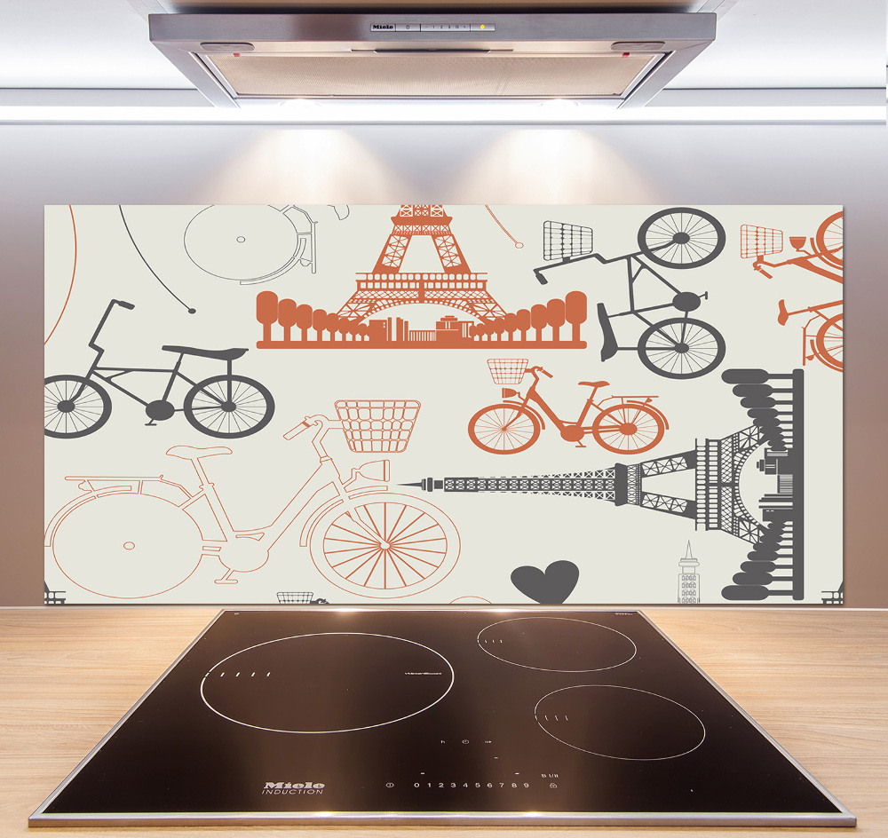 Kitchen splashback Symbols of France