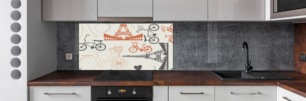 Kitchen splashback Symbols of France