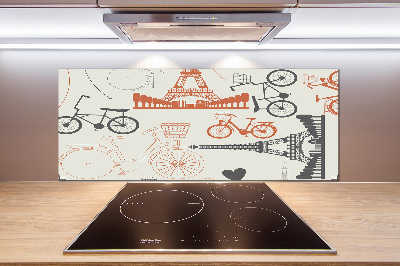 Kitchen splashback Symbols of France