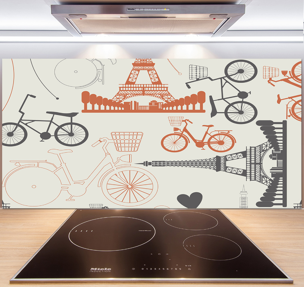 Kitchen splashback Symbols of France