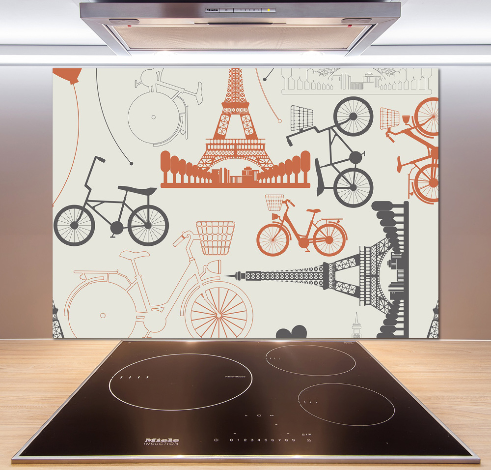 Kitchen splashback Symbols of France