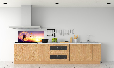 Kitchen splashback Dandelion