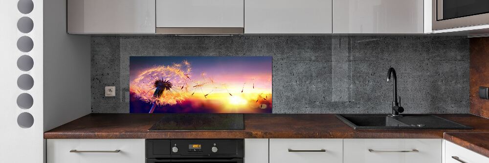 Kitchen splashback Dandelion