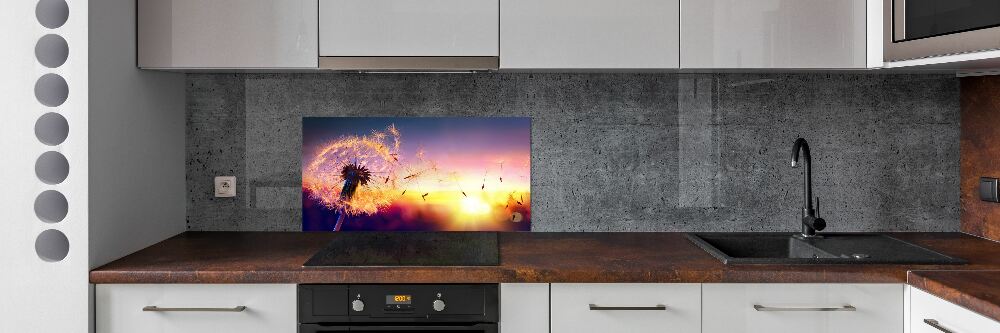 Kitchen splashback Dandelion