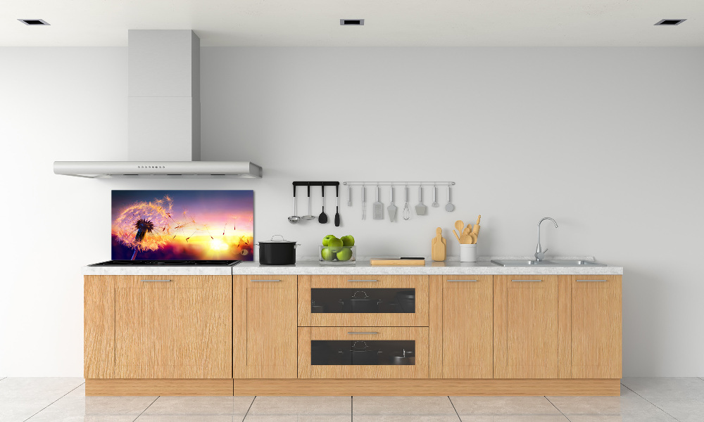 Kitchen splashback Dandelion