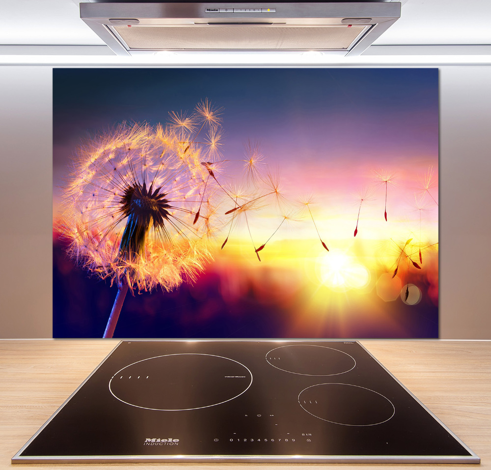 Kitchen splashback Dandelion