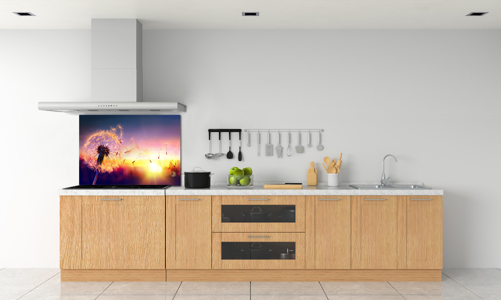 Kitchen splashback Dandelion