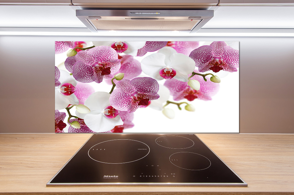 Kitchen splashback Orchid