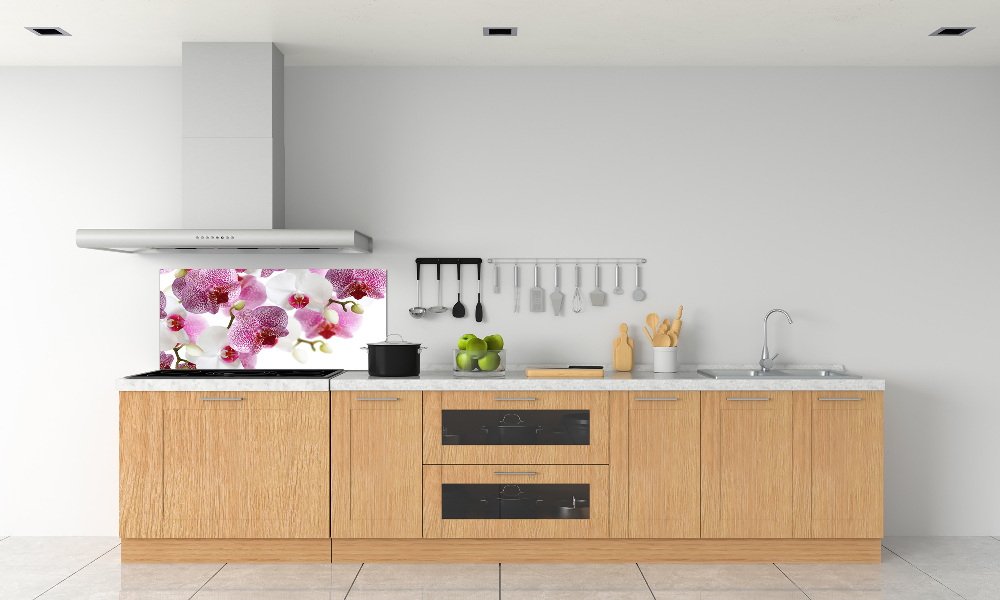 Kitchen splashback Orchid