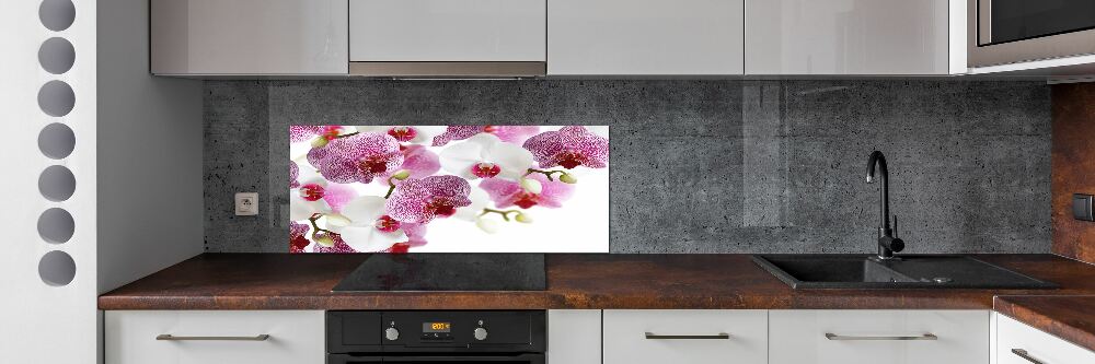 Kitchen splashback Orchid