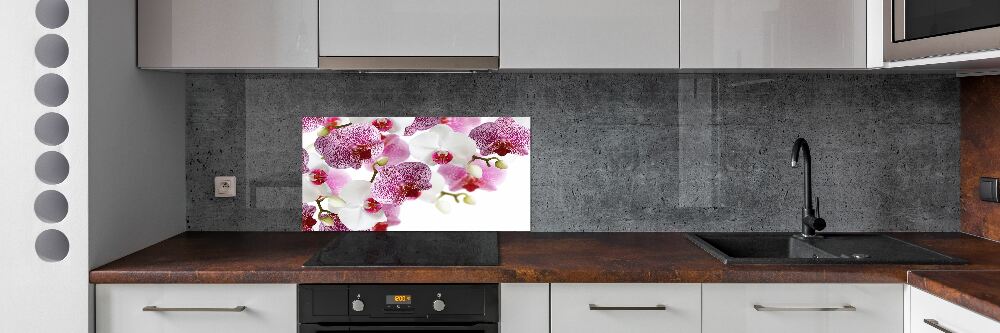 Kitchen splashback Orchid