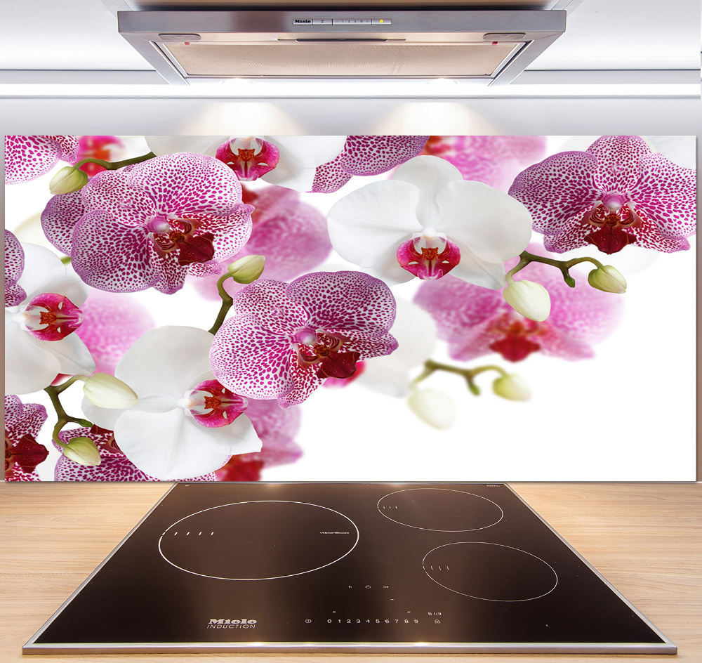 Kitchen splashback Orchid