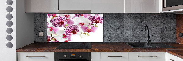 Kitchen splashback Orchid