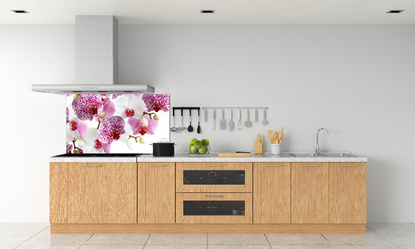 Kitchen splashback Orchid