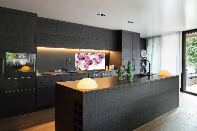 Kitchen splashback Orchid