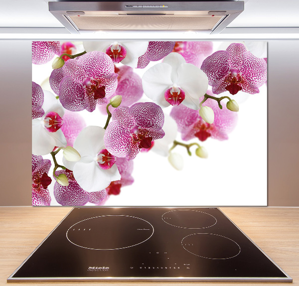 Kitchen splashback Orchid