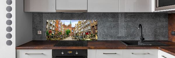 Kitchen splashback Gdańsk Poland