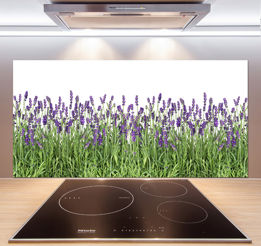 Kitchen splashback Lavender flowers