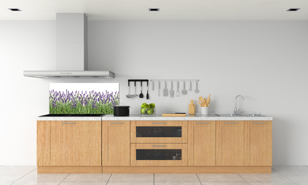 Kitchen splashback Lavender flowers