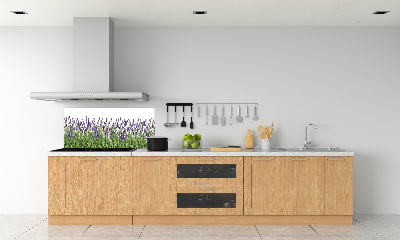 Kitchen splashback Lavender flowers