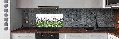 Kitchen splashback Lavender flowers