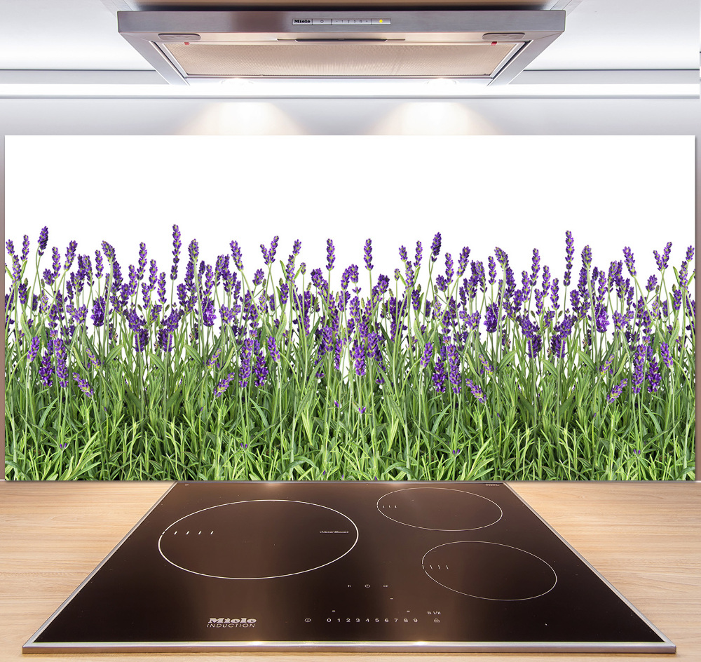 Kitchen splashback Lavender flowers