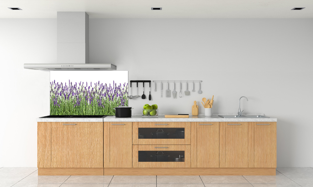 Kitchen splashback Lavender flowers