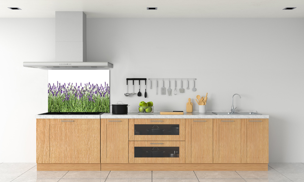 Kitchen splashback Lavender flowers