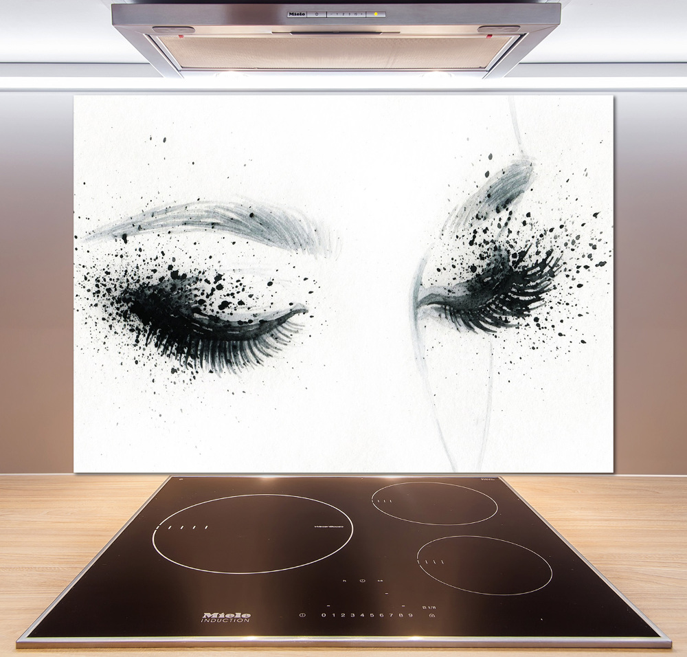 Hob splashback Makeup