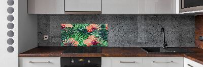 Cooker splashback Orchid