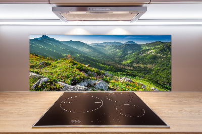 Glass splashback Dawn in the Tatra Mountains