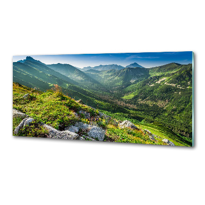 Glass splashback Dawn in the Tatra Mountains