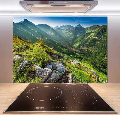 Glass splashback Dawn in the Tatra Mountains