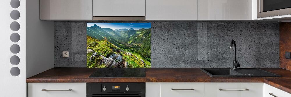 Glass splashback Dawn in the Tatra Mountains