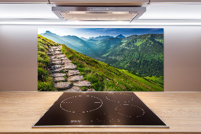 Kitchen splashback Path in the Tatra Mountains