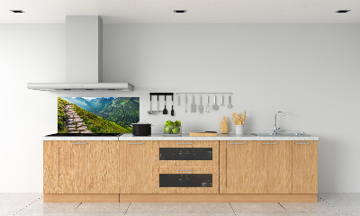 Kitchen splashback Path in the Tatra Mountains