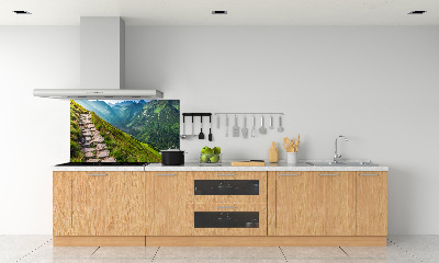 Kitchen splashback Path in the Tatra Mountains