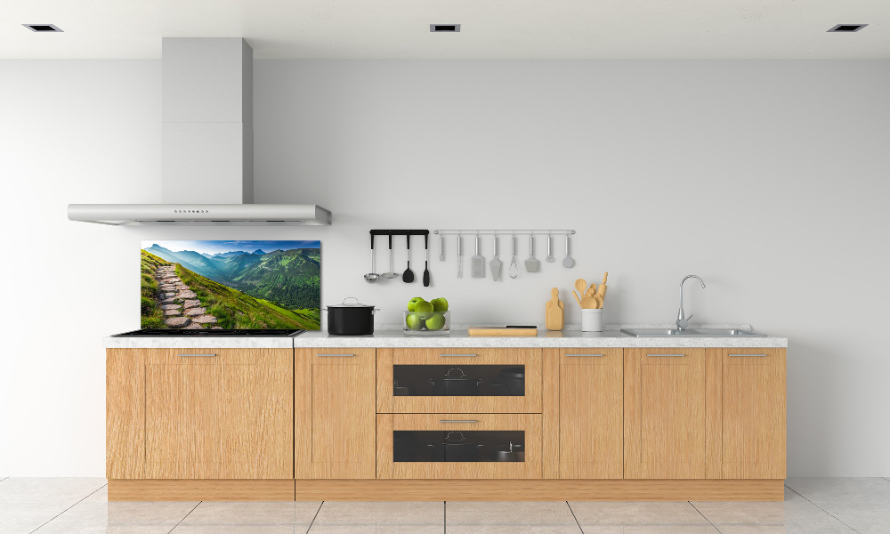 Kitchen splashback Path in the Tatra Mountains