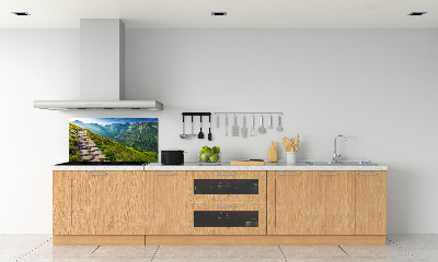 Kitchen splashback Path in the Tatra Mountains