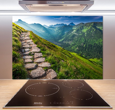 Kitchen splashback Path in the Tatra Mountains